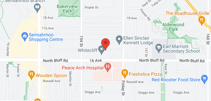 map of 308 15558 16A AVENUE